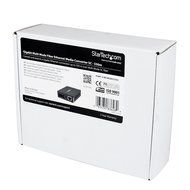 StarTech.com 1000 Mbps Gigabit Ethernet Multi Mode Fiber Media Converter with SC 550m (ET91000SC2) N10
