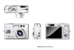 Vivitar VIVICAM-X30 10.0 MegaPixel Slim Camera with 3x Optical Zoom and 2.5 Inch TFT LCD