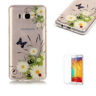 Galaxy J120(2016 Model) TPU Case with Free Screen Protector,Funyye See Through Transparent Soft Rubber Silicone... N153