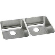 Elkay ELUHAD361855 Lustertone Stainless Steel 35-3/4-Inch x 18-1/2-Inch Undermount Double Basin Kitchen Sink by...