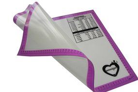 Silicone Baking Mat with Conversions - Size 24 3/8 IN X 16 1/2 IN Cookie Sheet