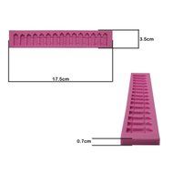 Joylive Picket Fence Silicone Fondant Cake Decorating Mold Soap Chocolate Baking Mould N3