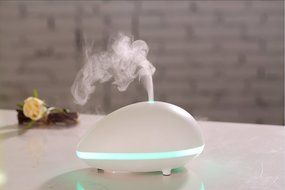Humidifier,150ml Ispring Humidifier Ultrasonic Aroma Essential Oil Diffuser for Office Home Bedroom Living Room... N8