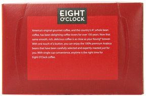 Eight O'Clock Coffee The Original, Keurig K-Cups, 12 Count, (Pack of 6) N11