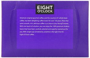 Eight O'Clock Coffee The Original, Keurig K-Cups, 12 Count, (Pack of 6) N13