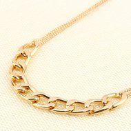 Oligex(TM) Womens Jewelry Golden Multi Braided Choker Pendant Bib Statement Chunky Necklace N3