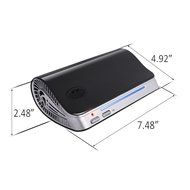 SSAdams Car Home Office Air Purifier Ionic UV HEPA Ionizer Fresh cleaner Ozone N4