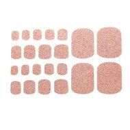 EVTECH(TM) 4 Style Colorful Toe Nail Sticker Full Nail Wrap Nail Decals Strips Gradient Nail Polish Strips Nail... N8