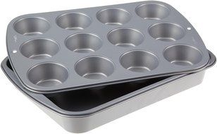 Wilton 2105-0585 Nonstick 3-Piece Cake and Cupcake Covered Bake Set N2