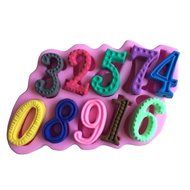 Wocuz W0112 Large Numbers Silicone Mold Chocolate Fondant Mold Cake Decoration N20