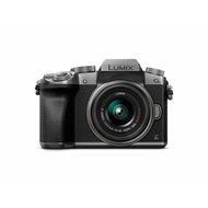 Panasonic LUMIX G7 Interchangeable Lens (DSLM) Camera Kit with 14-42mm Lens - Silver + Panasonic LUMIX G Vario... N7