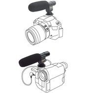 Polaroid Pro Video Condenser Shotgun Microphone For The Pentax K-01, K-30, K-X, K-7, K-5, K-R, 645D, K20D, K200D... N5