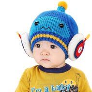 Winter Baby Kids Warm Hats Fleece Earflap Knitted Wool Hat Cap Cute Toddler Hats N5