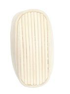 Boseen Oval Shaped Banneton Bread Dough Proofing Rising Rattan Basket &amp; Liner Combo( 12 inches) N13