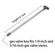 Onlyfire Products Handle Replacement Gas Valve Key for 1/4" and 5/16" Turn Ball Valve ,3",Chrome N3