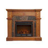 Paonia Mission Oak Electric Fireplace N3