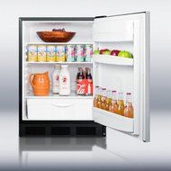 Summit FF6BBISSHHADA 5.5 cu. ft. All-Refrigerator With Automatic Defrost Hidden Evaporator Adjustable Shelves... N3