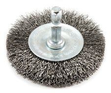 Forney 72734 Wire Wheel Brush, Fine Crimped with 1/4-Inch Hex Shank, 2-1/2-Inch-by-.008-Inch by Forney