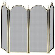 Uniflame 4 Panel Deluxe Plated Woven Mesh Fireplace Screen N2