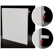 Eco-heater T400L Wall-Mounted Ceramic Convection Heater with Digital Thermostat