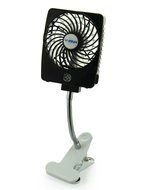 Welltop&reg; Mini Sqaure Electrical Rechargeable Fan Desktop Clip-on Fan Summer Cooler Electric Personal Fan Power... N5