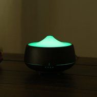 First 250ml Aroma Essential Oil Diffuser Wood Grain Ultrasonic Cool Mist Humidifier with 7 Color Changing LED... N3