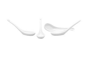 Red Vanilla Vanilla Fare Appetizer Spoon Curved (Set of 12)