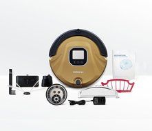 Seebest C565 Robotic Vacuum Cleaner with Auto Charging and Remote Control, Golden N2
