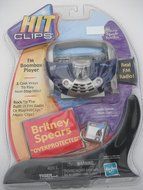 Hit Clips FM Boombox Player W/Britney Spears &ldquo;Overprotected&rdquo; Hit Clip (2001 Tiger Electronics) N3