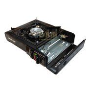 Gourmet Chef Portable Single Butane Gas Stove Camping Patio Tabletop with Case N4