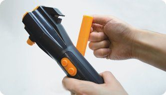 Dr. Queen ALL IN ONE Waterproof Emergency Rechargeable LED lights, Window Breaker, Seatbelt Cutter, Compass, USB... N3