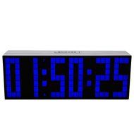 Chihai Big Screen Countdown Timer with Remote Control Digital Alarm Desk Clock(blue Light) N4