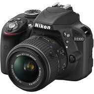 Nikon D3300 24.2 MP CMOS Digital SLR with AF-S DX NIKKOR 18-55mm f/3.5-5.6G VR II Zoom Lens (Black) (Certified... N7