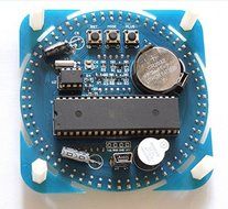 51 Rotating LED Unassembled Electronic Clock Kit DIY Hobby Electronic Kit for Challenge Learning Skill, IQ Development... N4