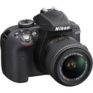 Nikon D3300 24.2 MP CMOS Digital SLR with AF-S DX NIKKOR 18-55mm f/3.5-5.6G VR II Zoom Lens (Black) (Certified... N8