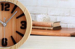 Modern 3d Maple Yellow Wood Clock Dual Bamboo Clock Vintage Alarm Clock Clock Show Time N3
