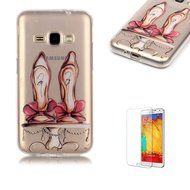 Galaxy J120(2016 Model) TPU Case with Free Screen Protector,Funyye See Through Transparent Soft Rubber Silicone... N182