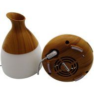 120ML Ultrasonic Aromatherapy Essential Oil Diffuser Cool Mist Humidifier with 7 Colors LED Light Waterless Auto... N2