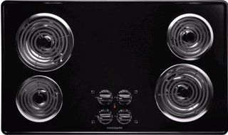 36 In. Coil Top Electric Cooktop &ndash; Black