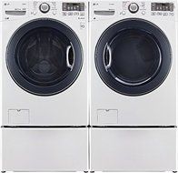 Power Pair Special-LG Turbo Wash Series Ultra Capacity Laundry System with Steam Technology(WM3570HWA_DLEX3570W_WDP4W... N2