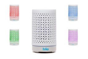 Heka Living Essential Oil Diffuser Humidifier &ndash; Hand Finished Ceramic Lid - 7 Color LED Light - 100 ml - Continuous... N7