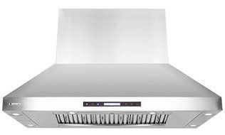 XtremeAir PX07-I48 Island Mount Range Hood with 1600 CFM Easy Clean Swing-able Baffle Filters, 48"