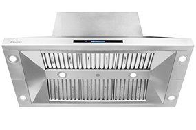 XtremeAir PX07-I48 Island Mount Range Hood with 1600 CFM Easy Clean Swing-able Baffle Filters, 48" N2