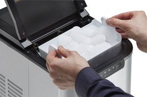 Danby DIM2500SSDB Portable Ice Maker, Stainless Steel N3