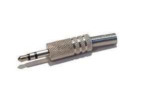 1/8" 3.5mm Stereo TRS Male Solder Metal Headphone Connector Plug Upgrade Replacement