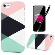 Badalink iPhone 7 Case (4.7 inch) - Cute Digital Colorful Print Hard PC Case with Print Patterns Lightweight Ultra-thin... N16
