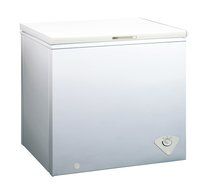 midea WHS-129C1 Single Door Chest Freezer, 3.5 Cubic Feet, White N3