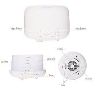 FLYMEI 500ml Aroma Essential Oil Diffuser Ultrasonic Air Humidifier with 4 Timer Settings LED Color Changing Lamps... N5