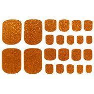 EVTECH(TM) 4 Style Colorful Toe Nail Sticker Full Nail Wrap Nail Decals Strips Gradient Nail Polish Strips Nail... N10