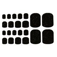 EVTECH(TM) 4 Style Colorful Toe Nail Sticker Full Nail Wrap Nail Decals Strips Gradient Nail Polish Strips Nail... N11